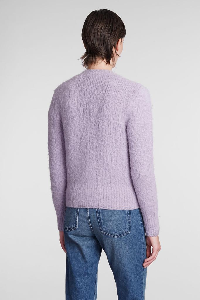 Ami Alexandre Mattiussi Cardigan In Viola Wool商品第3张图片规格展示