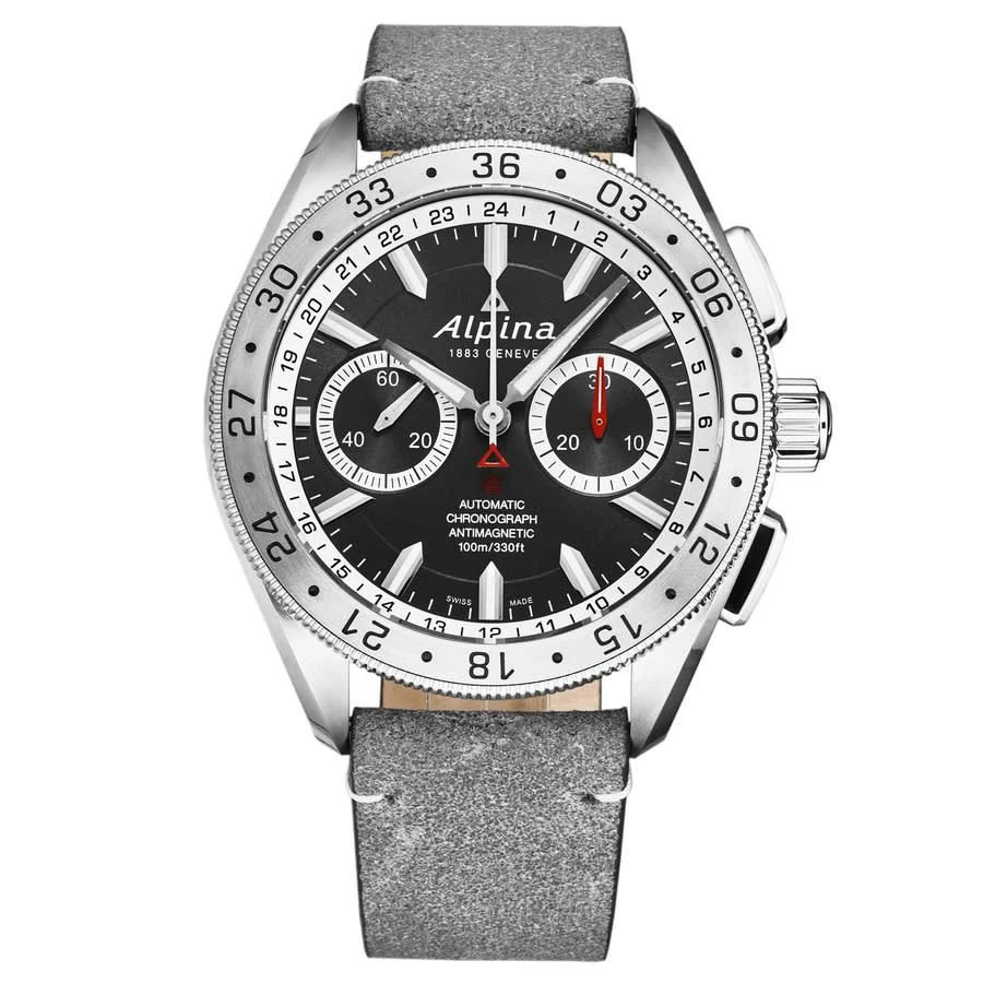 商品Alpina|Alpiner Chronograph Automatic Grey Dial Men's Watch AL-860DGS5AQ6-BF,价格¥11801,第1张图片