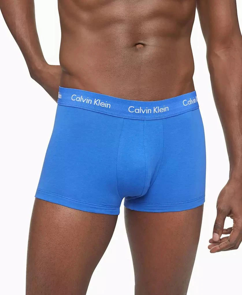 商品Calvin Klein|Men's 3-Pack Cotton Stretch Low-Rise Trunk Underwear,价格¥358,第5张图片详细描述
