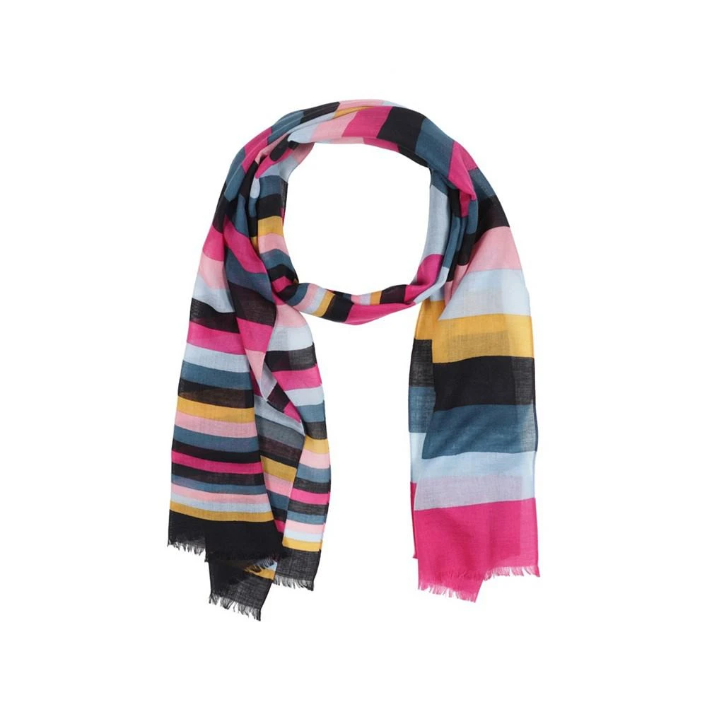 商品Kate Spade|Women's Enchanted Stripe Wool Scarf,价格¥565,第1张图片