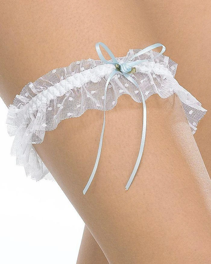 商品Hanky Panky|Dotted Tulle Garter,价格¥111,第1张图片