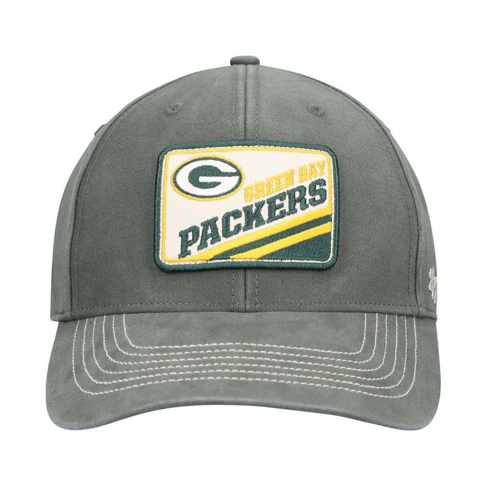 商品47 Brand|Men's Green Green Bay Packers Upland MVP Logo Adjustable Hat,价格¥194,第4张图片详细描述