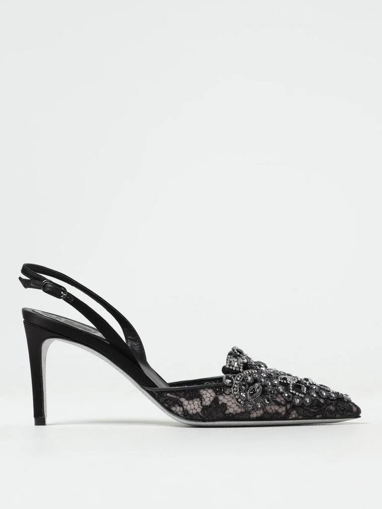 商品Rene Caovilla|René Caovilla Venetian slingbacks in lace with applications,价格¥5443,第1张图片