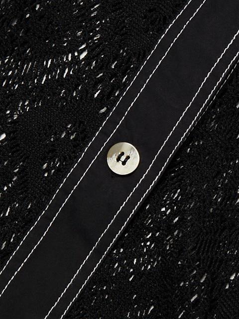 Lace Point-Collar Shirt商品第7张图片规格展示