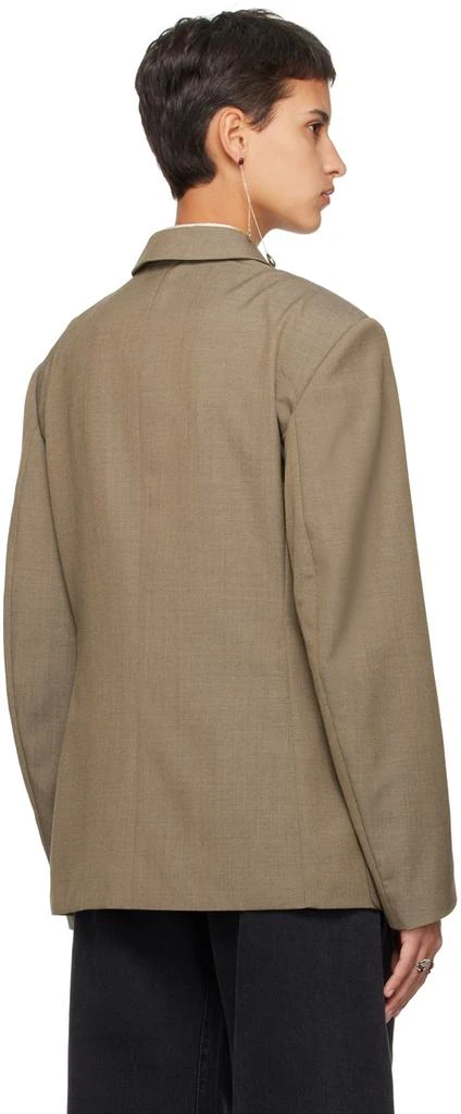 商品Lemaire|Beige Soft Tailored Blazer,价格¥9242,第3张图片详细描述