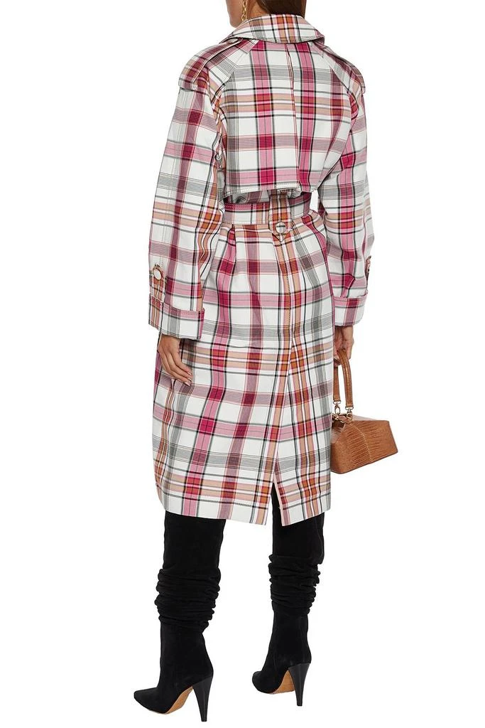 商品Zimmermann|Ladybeetle checked cotton-blend gabardine trench coat,价格¥3018,第1张图片