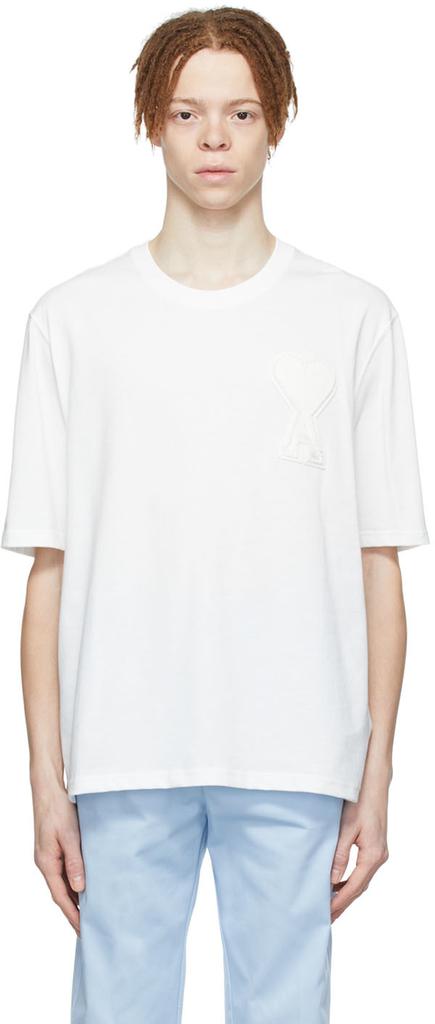 SSENSE Exclusive White Ami de Cœur T-Shirt商品第1张图片规格展示