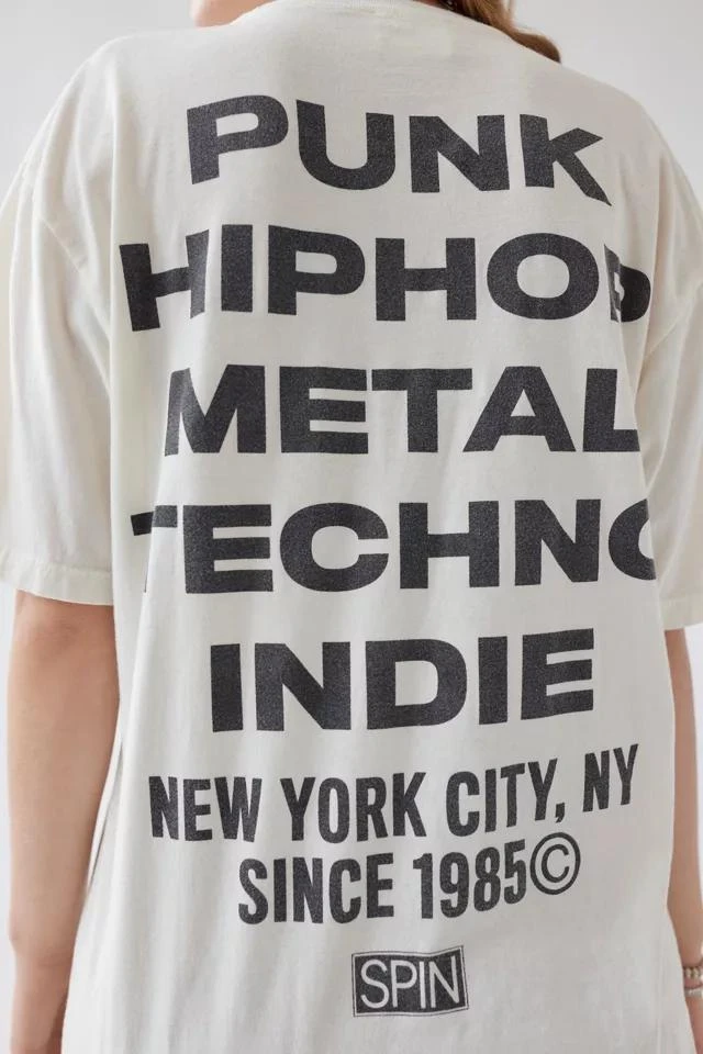 商品Urban Outfitters|SPIN Magazine Graphic Tee,价格¥340,第5张图片详细描述