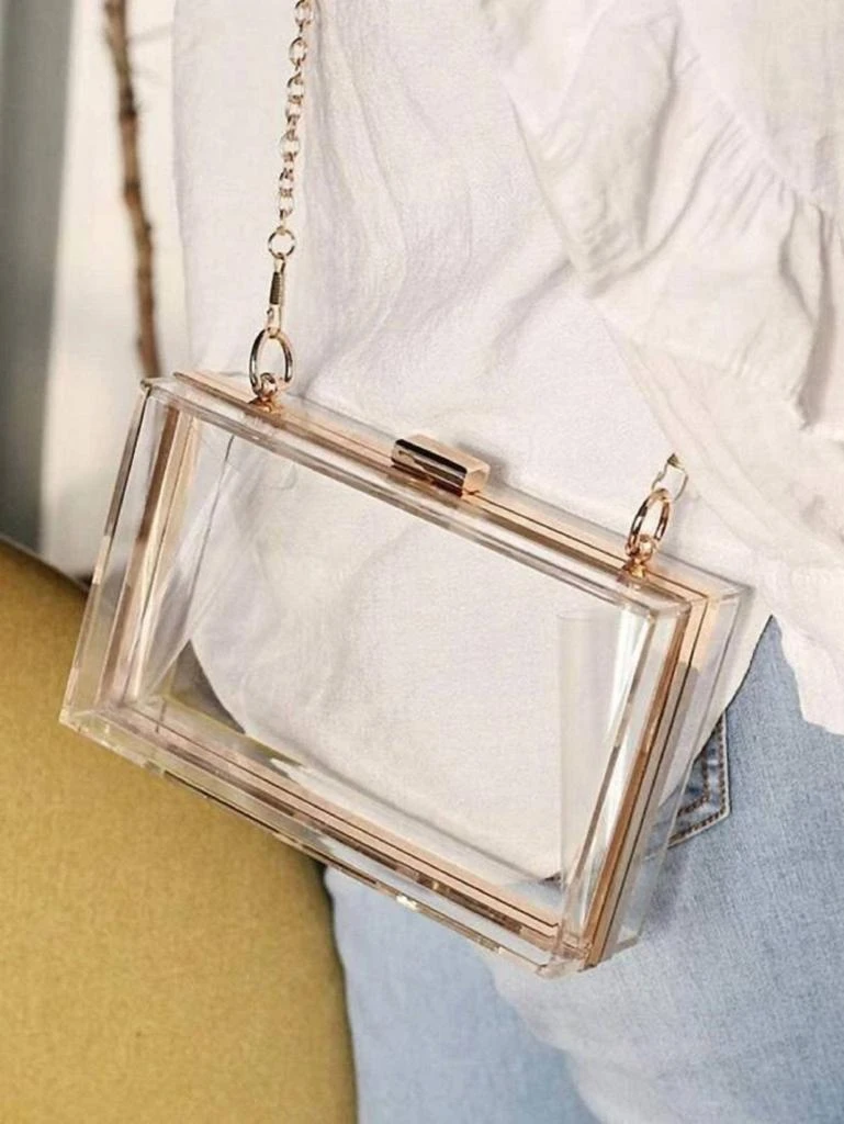商品MiMi Wholesale|Mimi Wholesale - Women's Cindy Box Clutch Bag,价格¥355,第2张图片详细描述