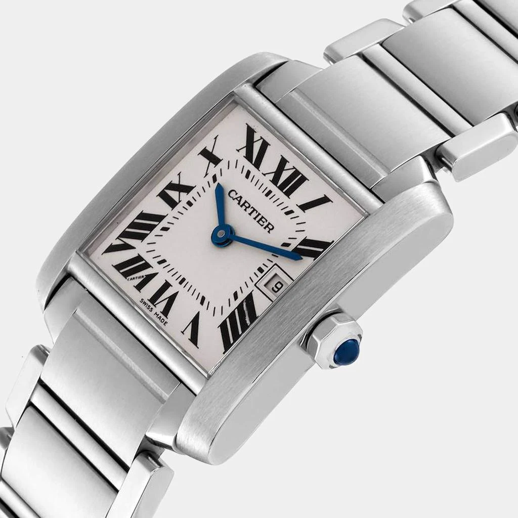 商品[二手商品] Cartier|Cartier Tank Francaise Midsize Silver Dial Steel Ladies Watch W51003Q3 25 x 30 mm,价格¥32341,第2张图片详细描述