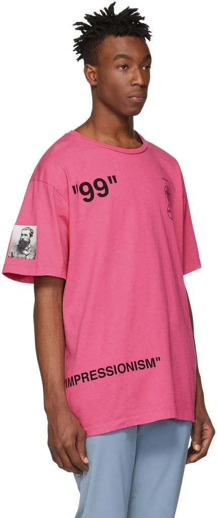 商品Off-White|Pink 'Impressionism' Boat T-Shirt,价格¥1364,第2张图片详细描述