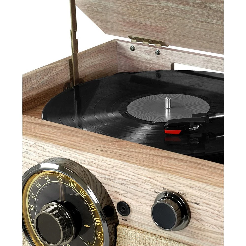 商品Victrola|4-in-1 Cambridge Farmhouse Modern Bluetooth Turntable with FM Radio,价格¥745,第3张图片详细描述