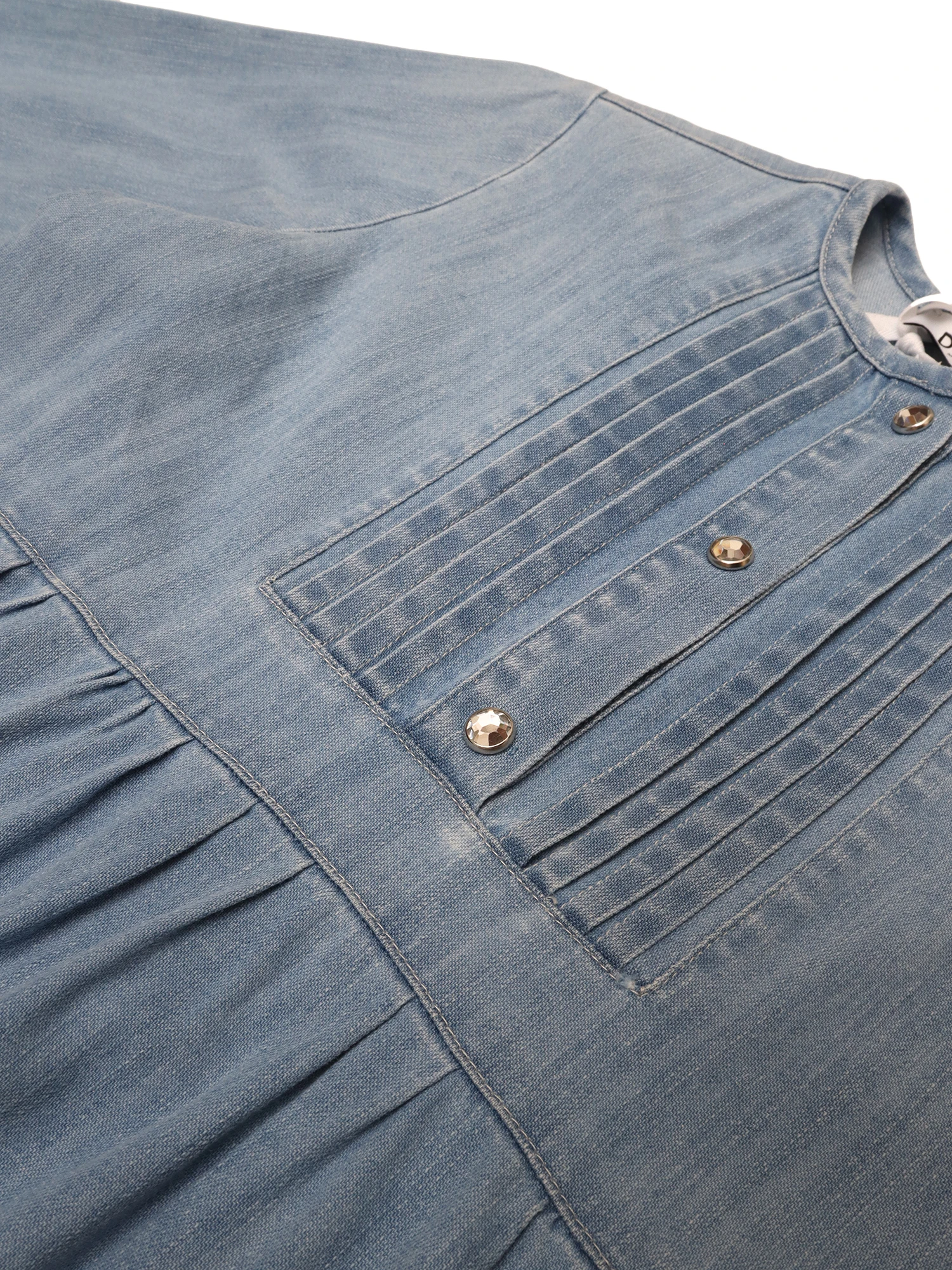 商品【商品预售7天】 DONDUP|DONDUP 女童连衣裙 AB1460164XD00540094009T 浅蓝色,价格¥944,第3张图片详细描述