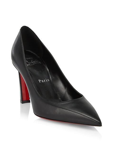 商品Christian Louboutin|Condora 85 Leather Pumps,价格¥6220,第4张图片详细描述