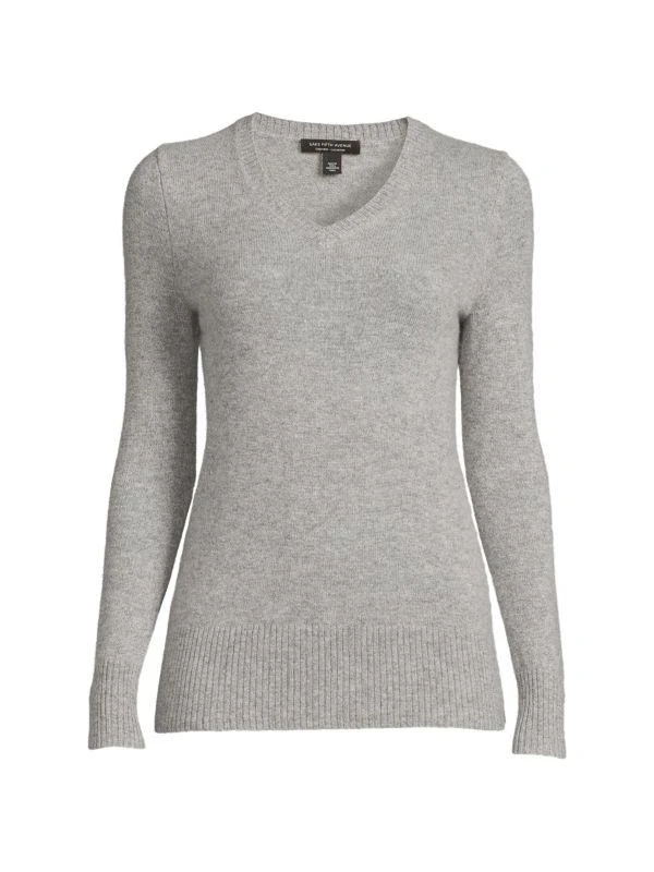 商品Saks Fifth Avenue|V Neck 100% Cashmere Sweater,价格¥371,第4张图片详细描述