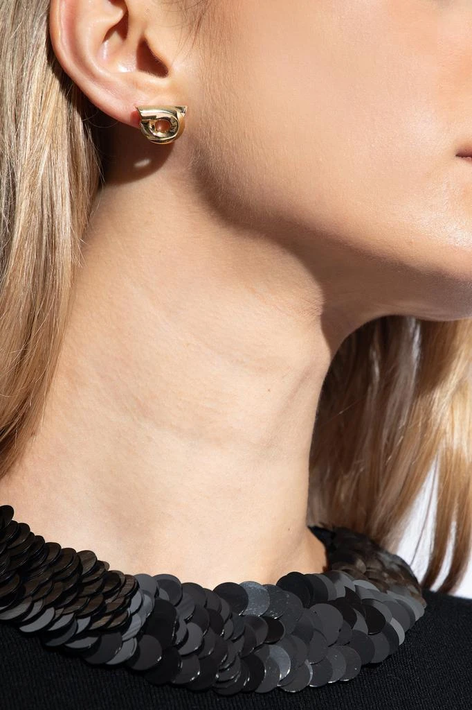 商品Salvatore Ferragamo|Ferragamo Earrings with logo,价格¥1548,第2张图片详细描述