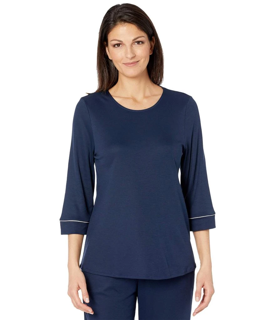 商品Hanro|Natural Comfort 3/4 Sleeve Pajama,价格¥1923,第2张图片详细描述