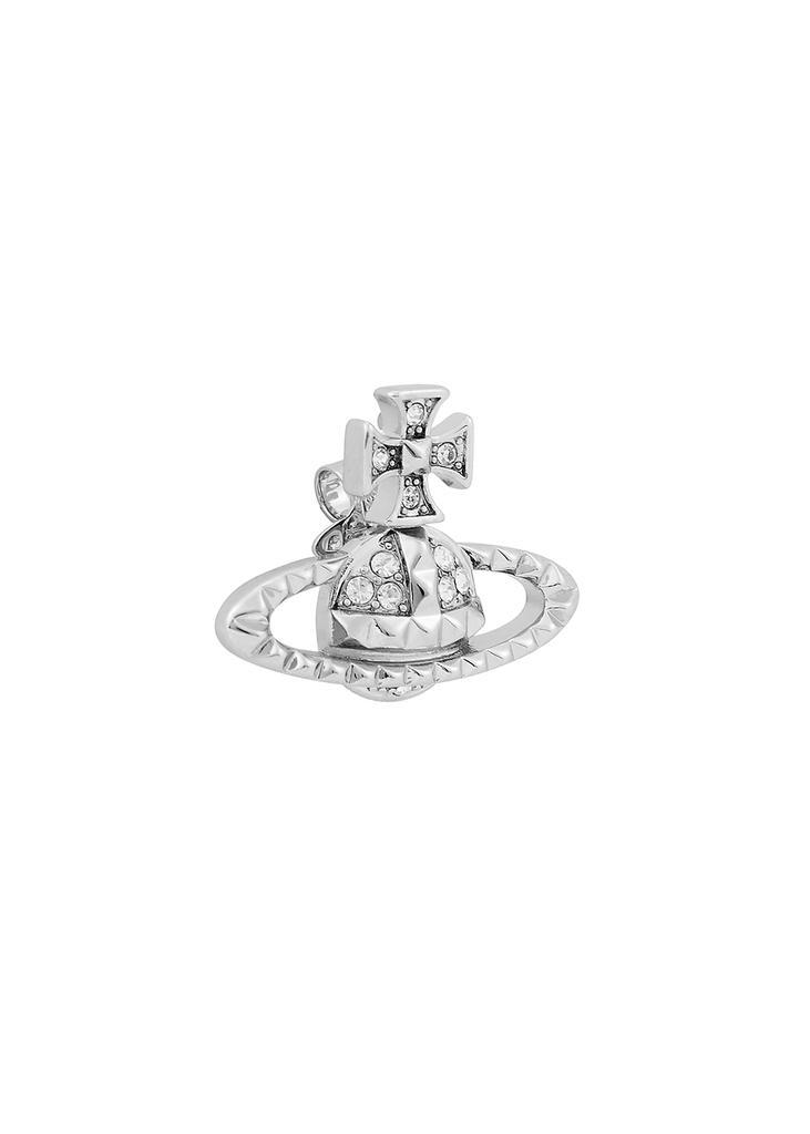 商品Vivienne Westwood|Mayfair Bas Relief silver-tone orb earrings,价格¥713,第5张图片详细描述
