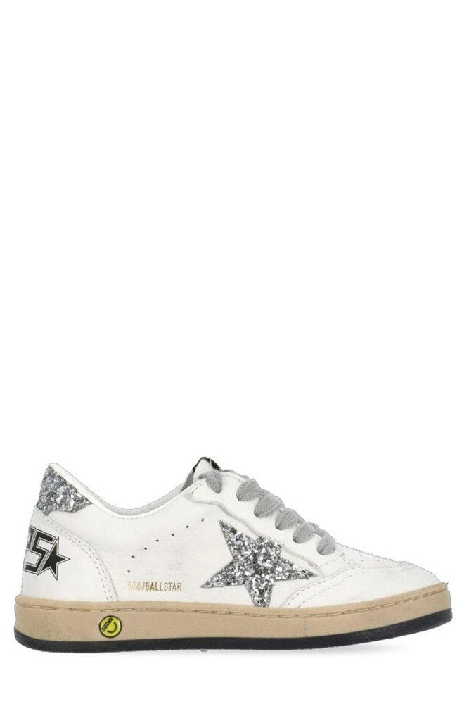 商品Golden Goose|Golden Goose Kids Ball Star Patch Round Toe Sneakers,价格¥1294,第1张图片