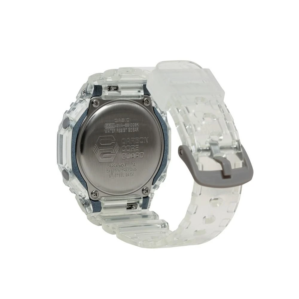 商品G-Shock|Unisex White Skeleton Resin Strap Watch 40.4mm GMAS2100SK7A,价格¥901,第3张图片详细描述