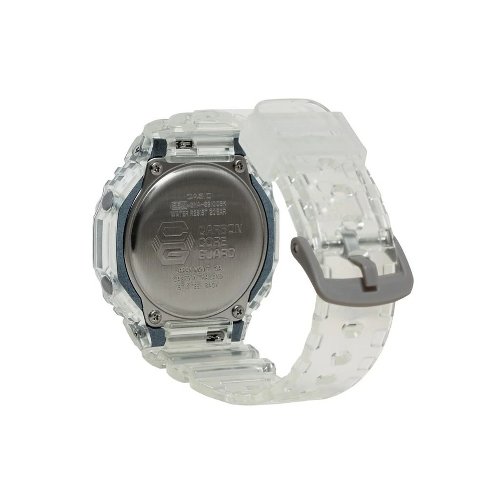 商品G-Shock|Unisex White Skeleton Resin Strap Watch 40.4mm GMAS2100SK7A,价格¥897,第3张图片详细描述