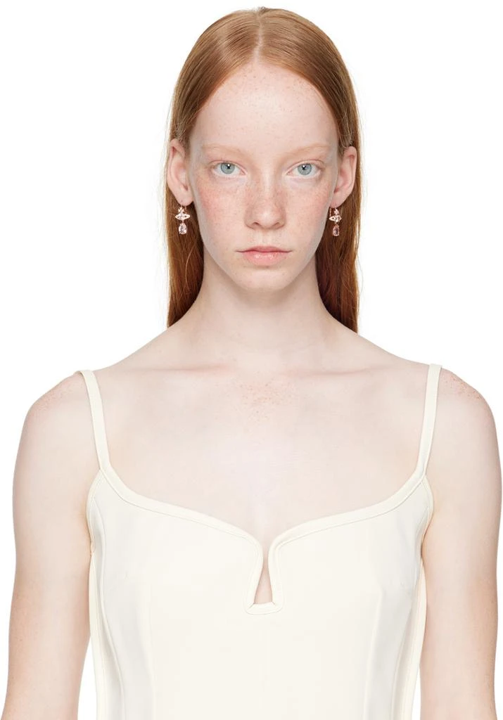 商品Vivienne Westwood|Rose Gold Ismene Drop Earrings,价格¥1315,第2张图片详细描述