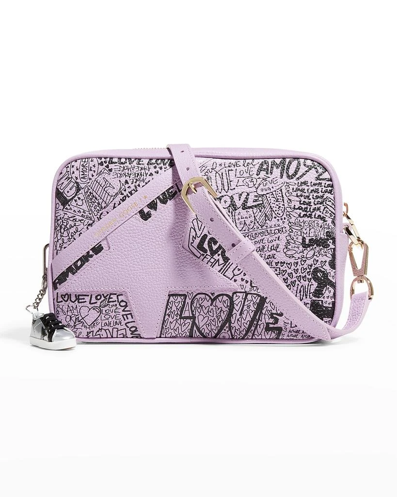 商品Golden Goose|Star Serigraph Love Leather Crossbody Bag,价格¥2737,第1张图片