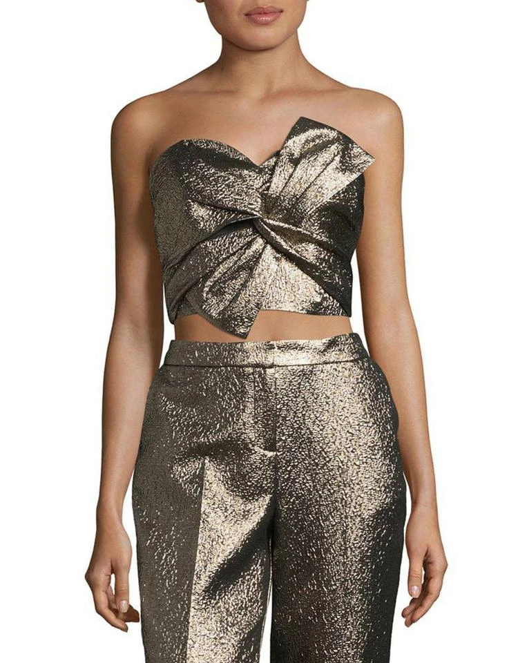 商品Miss Selfridge|Strapless Twist-Front Bustier Top,价格¥156,第2张图片详细描述