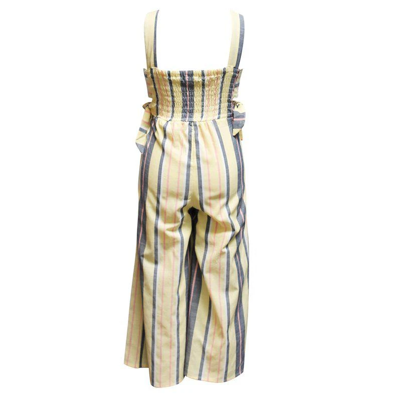 商品Ava & Yelly|Cutout Stripe Jumpsuit,价格¥287,第2张图片详细描述