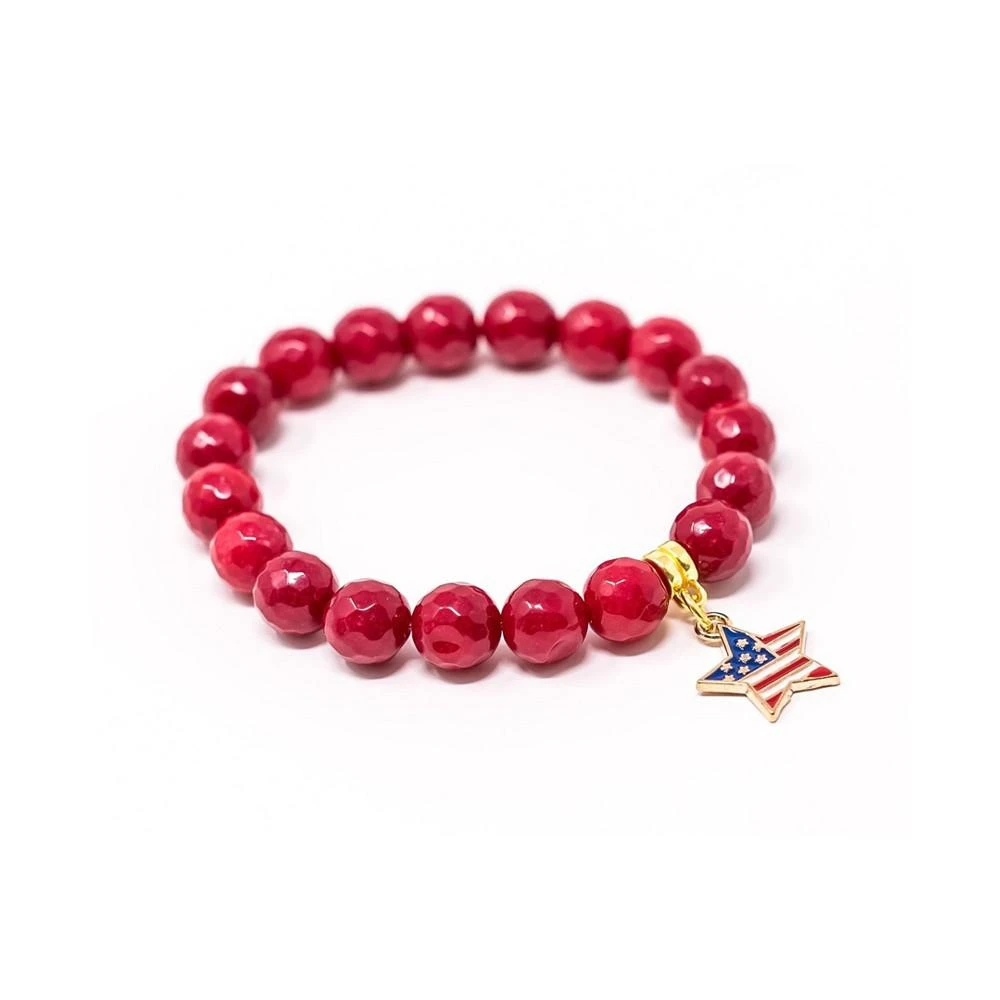 商品Katie's Cottage Barn|Jade Stars and Stripe Star Give Back Collection Bracelet,价格¥359,第1张图片