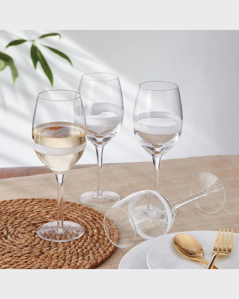 商品Fitz and Floyd|Organic Band White Wine Glasses - Set of 4,价格¥563,第1张图片