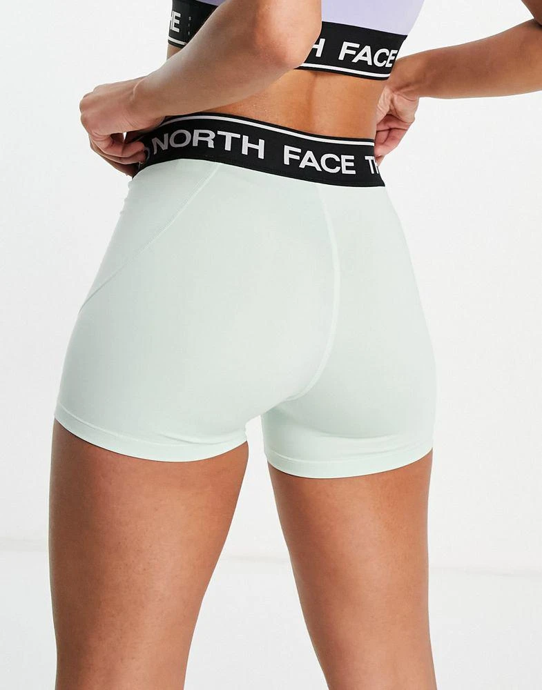 商品The North Face|The North Face Training high waist bootie shorts in mint,价格¥155,第2张图片详细描述