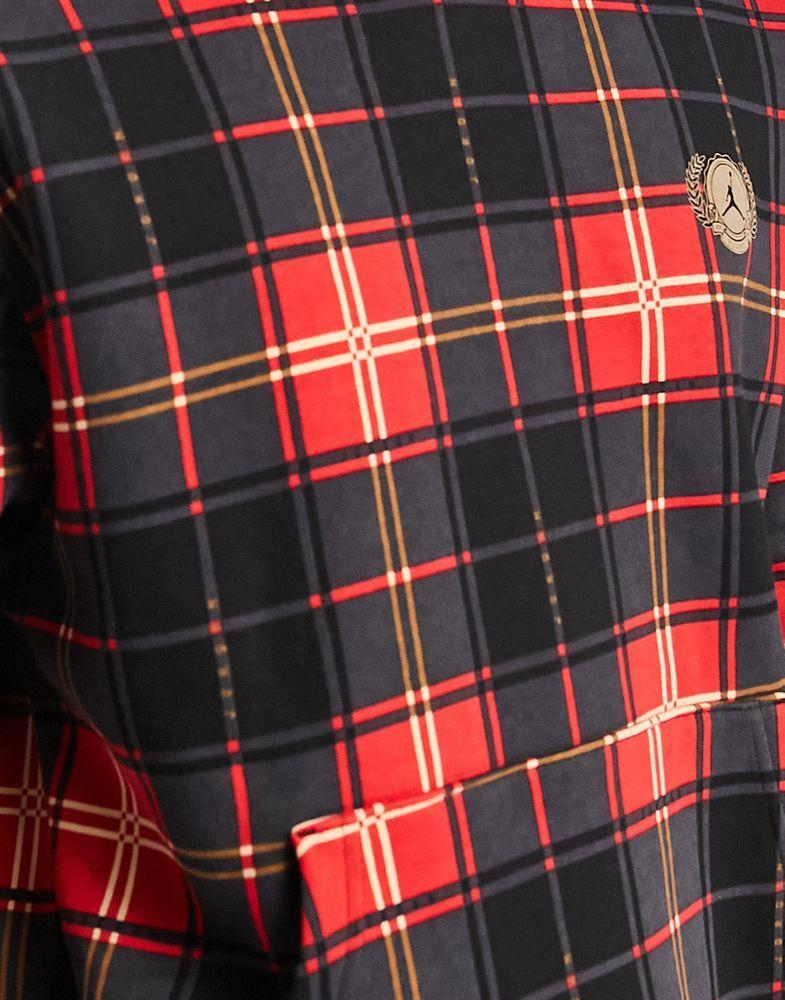 商品Jordan|Jordan essentials hoodie in fire red check with back embroidery,价格¥646,第6张图片详细描述