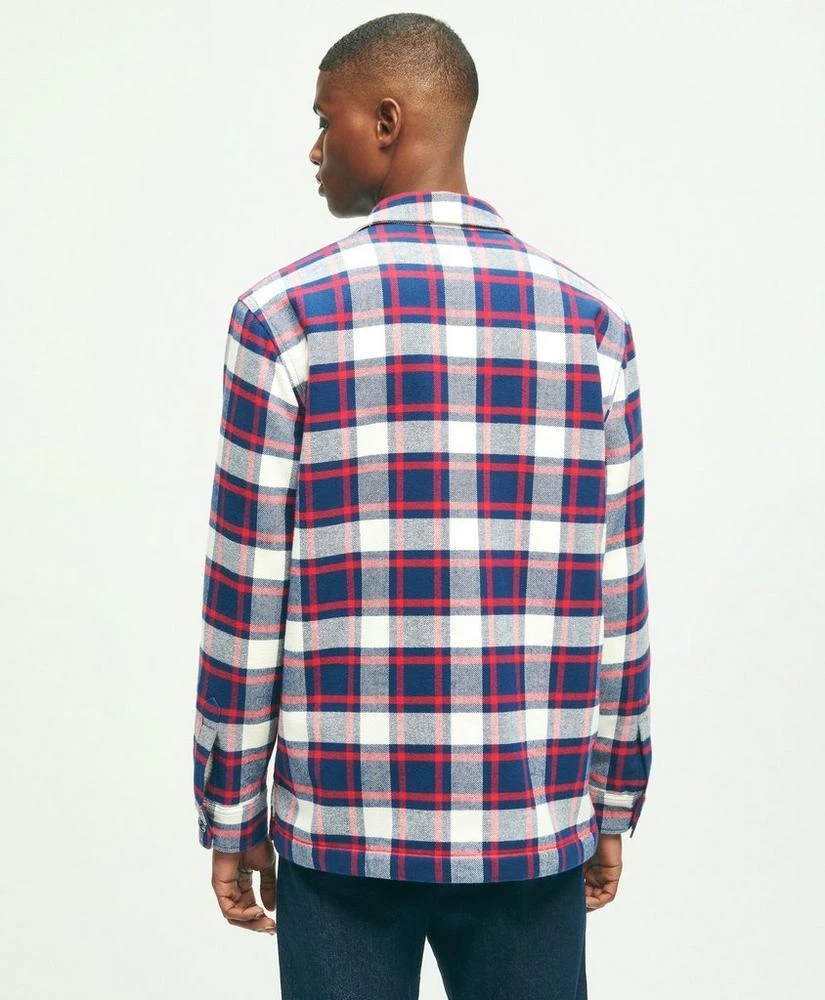 商品Brooks Brothers|Cotton Teddy Fleece Lined Shirt Jacket,价格¥1171,第3张图片详细描述