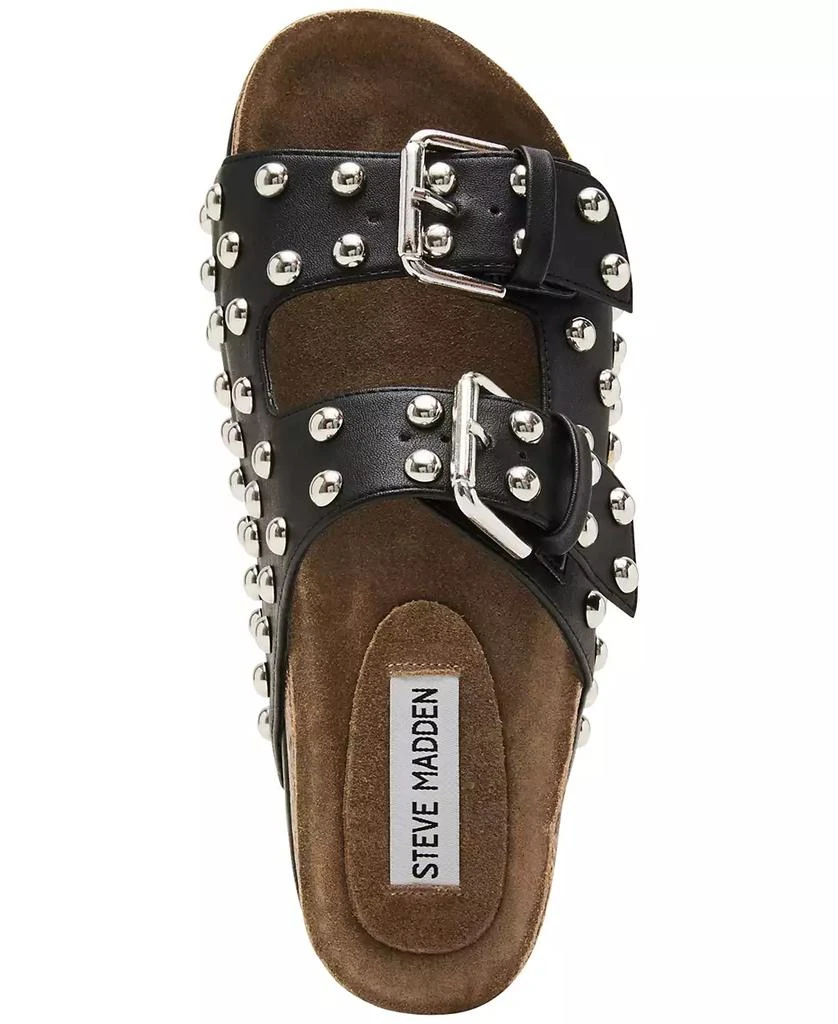 商品Steve Madden|Women's Kali-S Studded Platform Footbed Sandals,价格¥483,第4张图片详细描述