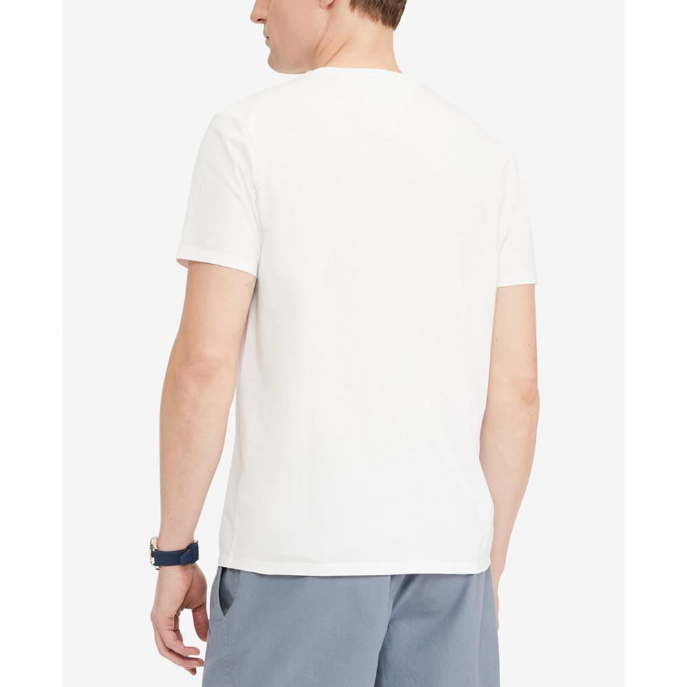 商品Tommy Hilfiger|Men's Newton Flag Graphic Short Sleeve T-Shirt,价格¥109,第4张图片详细描述