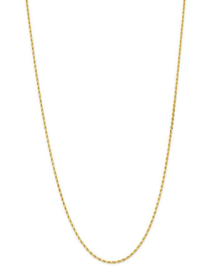 商品Bloomingdale's Fine Collection|Solid Rope Link Chain Necklace in 14K Yellow Gold,价格¥5444,第1张图片