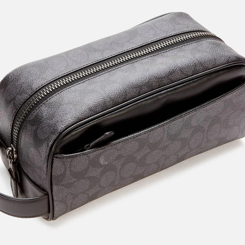 商品Coach|Coach Men's Travel Kit - Charcoal,价格¥1869,第3张图片详细描述