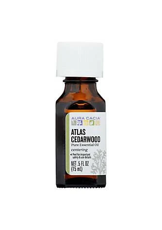 商品Aura Cacia|Cacia Essential Oil   Atlas Cedar Wood   0.5 Fl Oz.,价格¥123,第1张图片