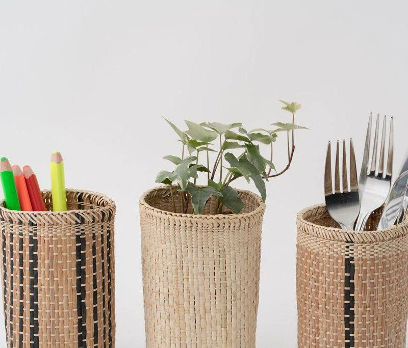 商品NEEPA HUT|Pencil Holder | Desk Organizer | Woven Basket,价格¥136,第2张图片详细描述