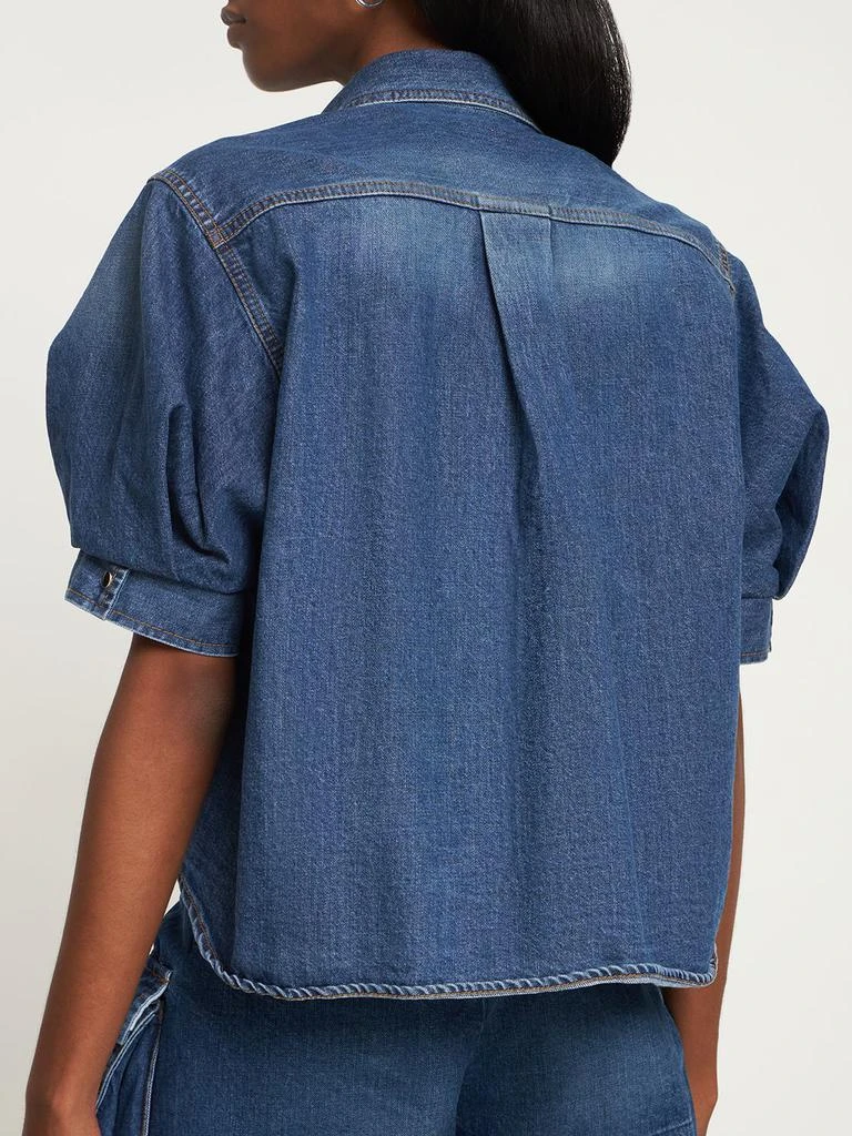 商品Sacai|Puffy Sleeve Denim Shirt,价格¥3874,第2张图片详细描述