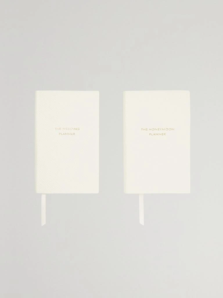 商品SMYTHSON|Panama 纹理皮革笔记本（婚礼蜜月日程规划两件套）,价格¥413,第1张图片