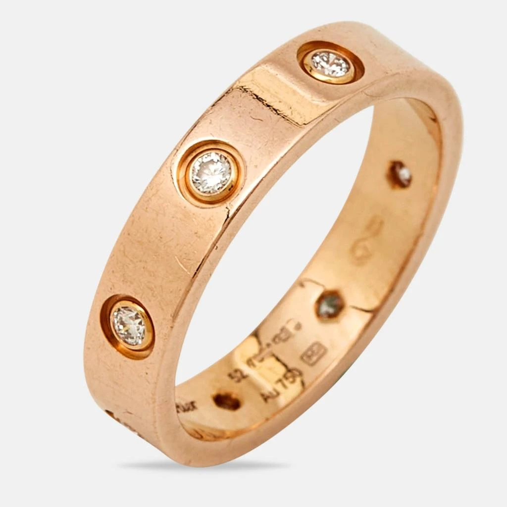 商品[二手商品] Cartier|Love 8 Diamond 18K Rose Gold Wedding Band Ring 52,价格¥37502,第2张图片详细描述