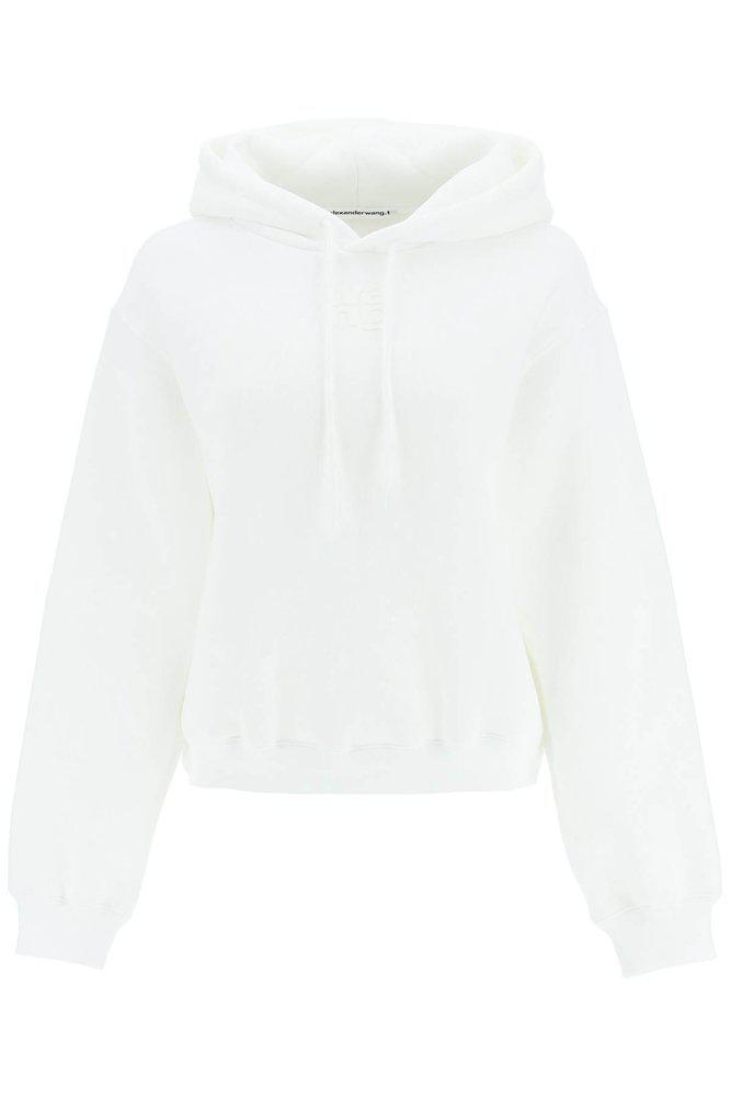 Alexander Wang Drawstring Long-Sleeved Hoodie商品第1张图片规格展示