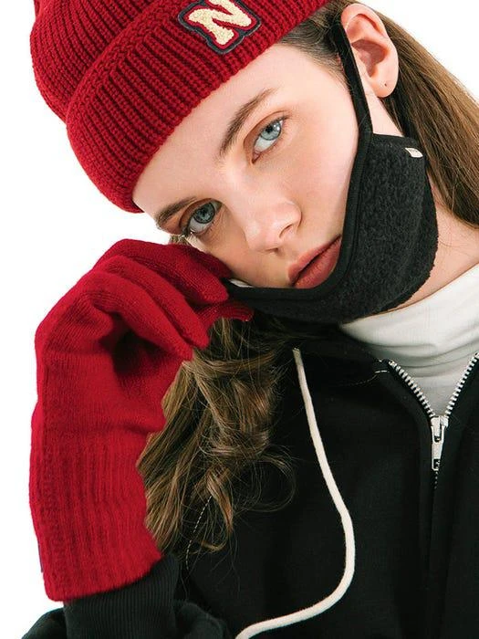 商品NORDIC ISLAND|Long-Touch Gloves - Red,价格¥363,第3张图片详细描述