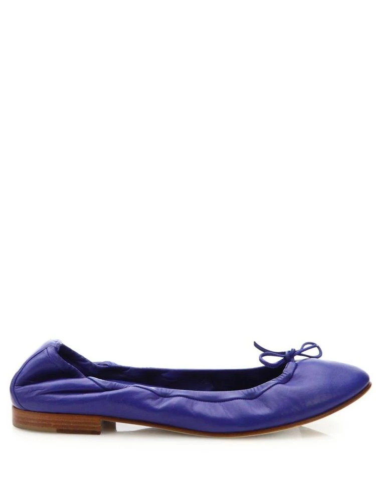 商品Manolo Blahnik|Tobaly Leather Ballet Flats,价格¥1649,第5张图片详细描述