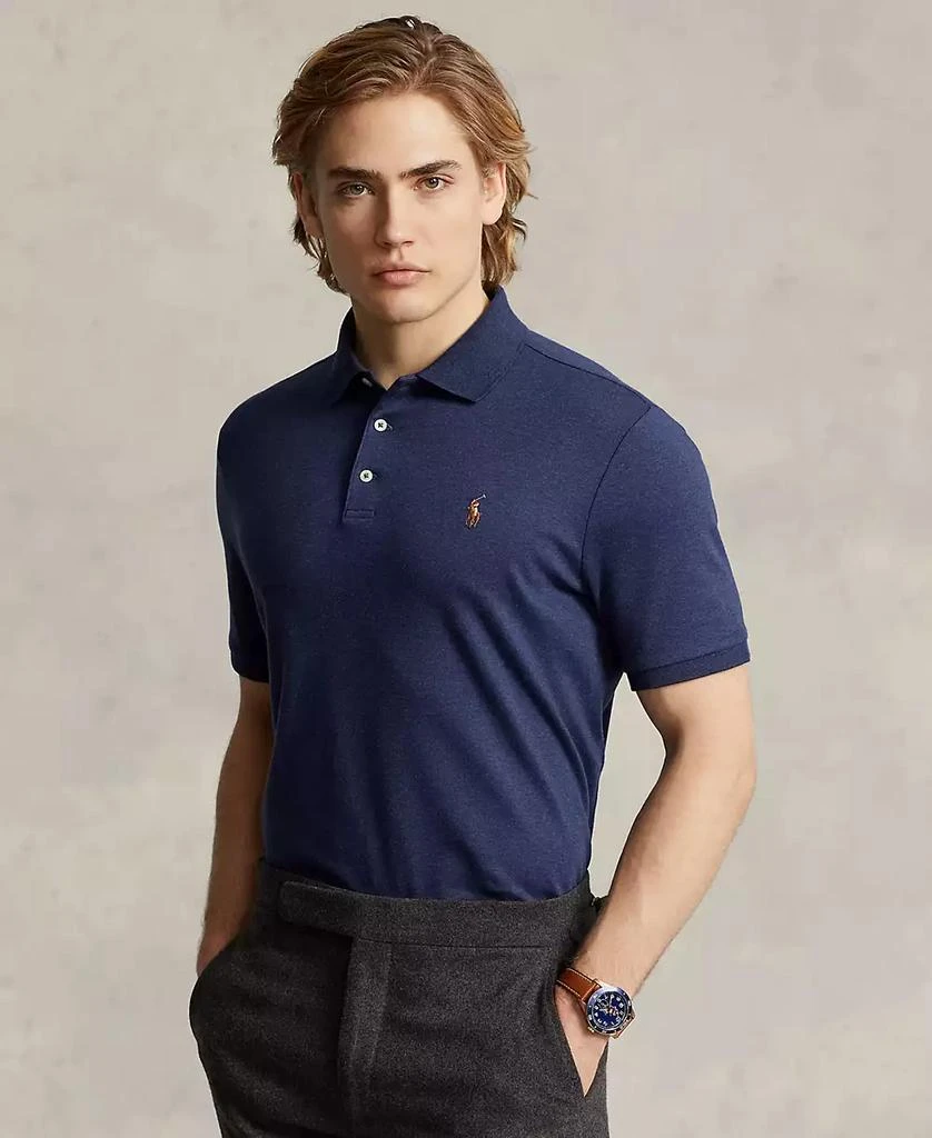 商品Ralph Lauren|Men's Custom Slim Fit Soft Cotton Polo Shirt,价格¥608,第1张图片