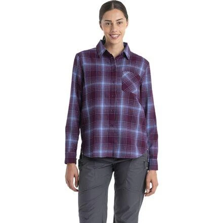 商品Icebreaker|Merino 200 Dawnder Plaid Flannel Shirt - Women's,价格¥914,第4张图片详细描述