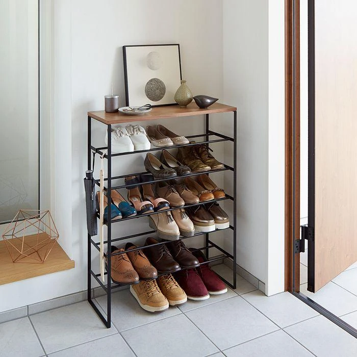 Tower 6-Tier Wood Top Shoe Rack 商品