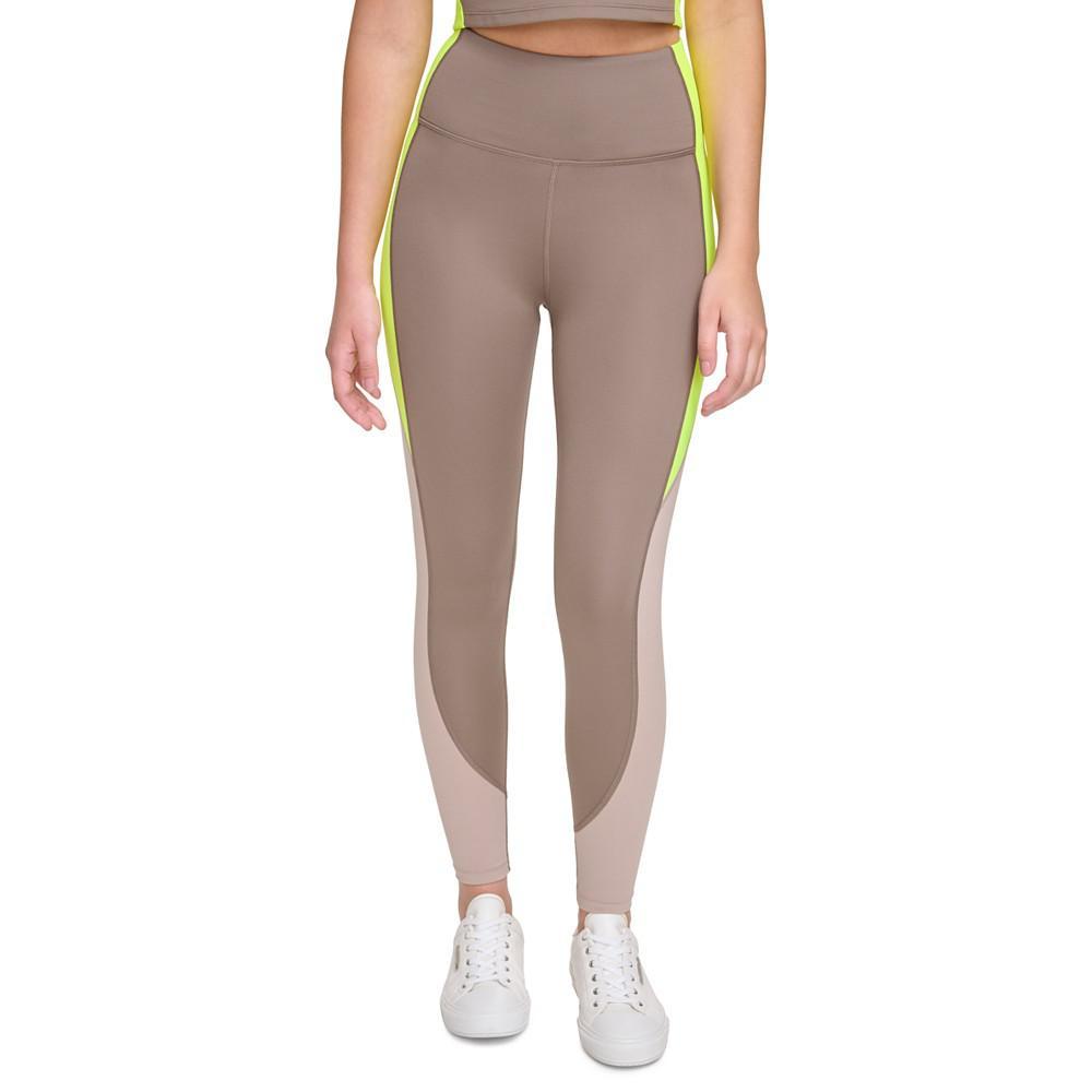 商品Calvin Klein|Calvin Klein Women's Colorblock High-Waisted 7/8 Leggings,价格¥446,第5张图片详细描述